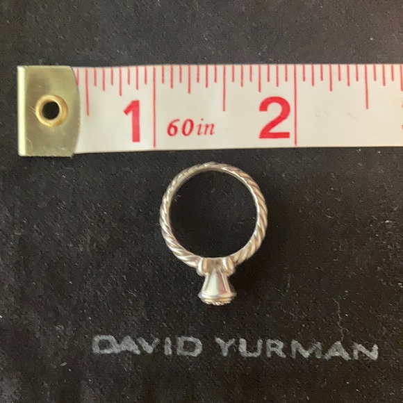 David Yurman Pave & Sterling ring - Picture 13 of 14